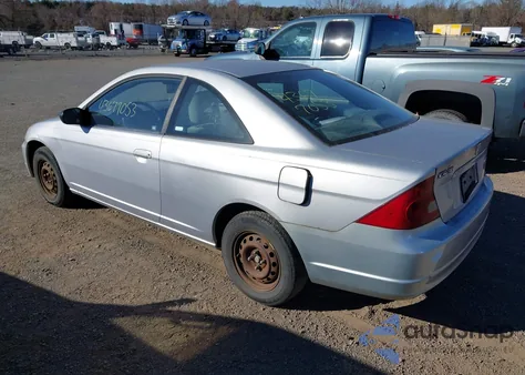 2002 Honda Civic Lx z USA, uszkodzony, nr VIN 1HGEM22572L088126
